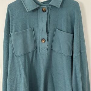 American eagle quarter button up